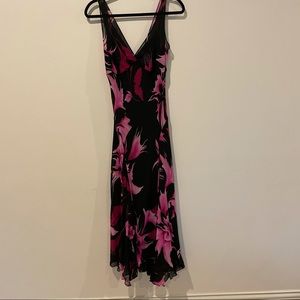 Jones New York Black Floral Dress